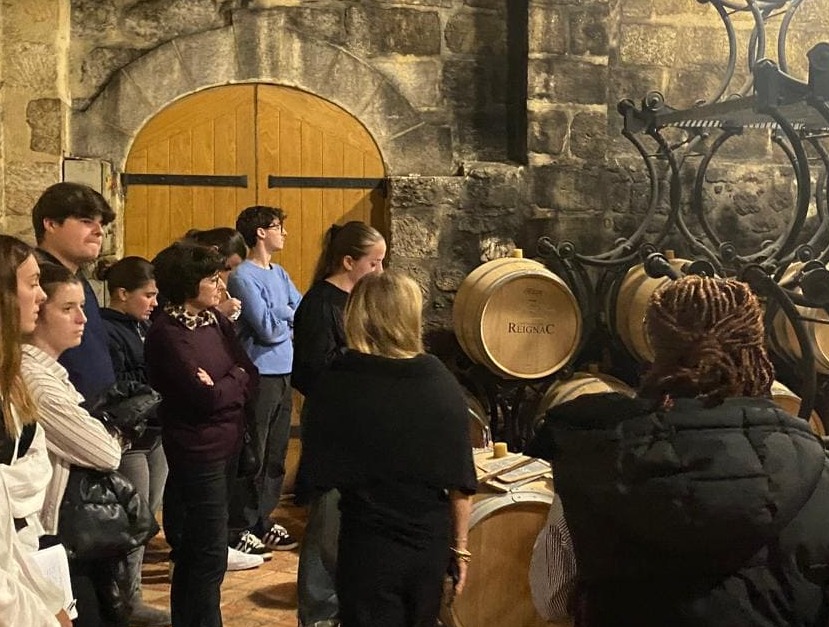 Visite des caves du château de Reignac
