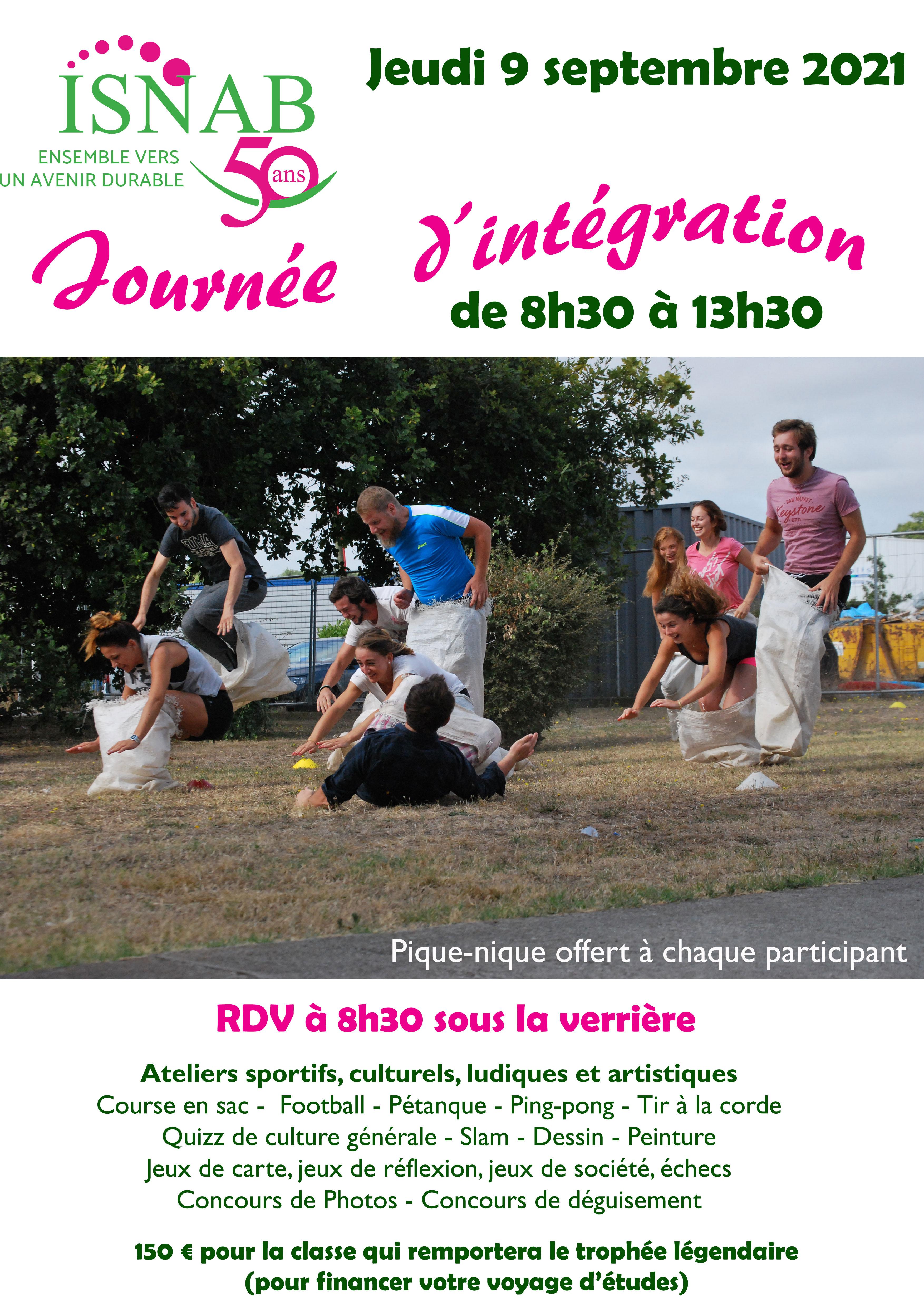 affiche journée intégration