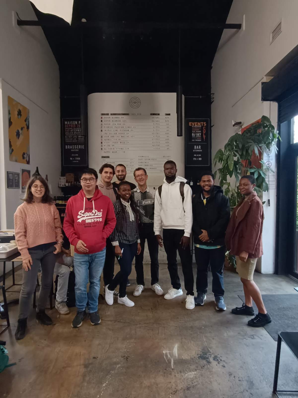 Les BTSA BIOQUALIM à la brasserie PIP